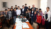 Ucom Director Presented Gifts to “Armath” Students, Who Had Won “ArmRobotics 2017” Competition