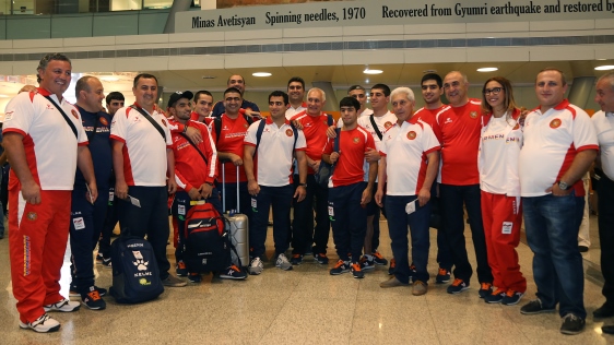 The Second Group of the Armenian Olympic Team Sportsmen Left for Rio de Janeiro