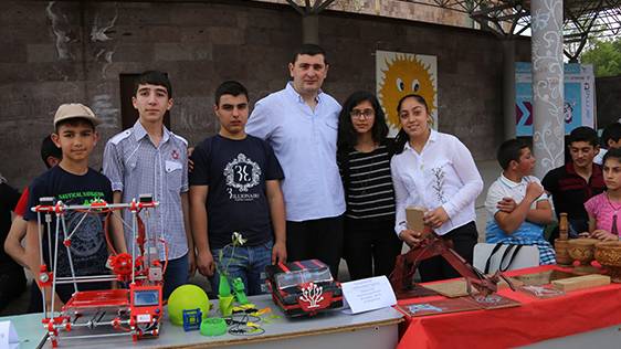 Students of “Armath” Engineering Laboratory in Vayots Dzor Displayed Their Works