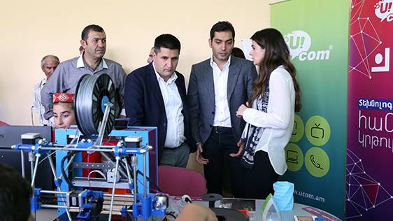 Thanks to Partnership of Ucom and “Teach for Armenia”, “Armath” Engineering Laboratory to Operate in Bagaran School