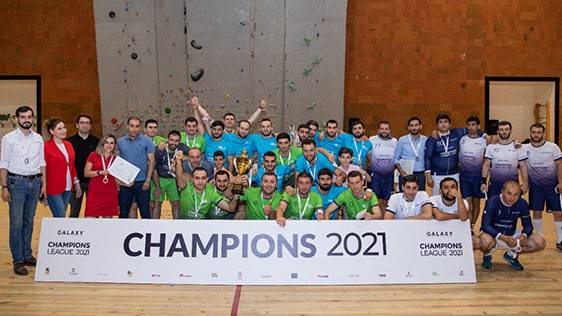 Ucom-1 team was recognised the winner of the 2021 futsal tournament of the Galaxy Group of Companies: The award ceremony took place