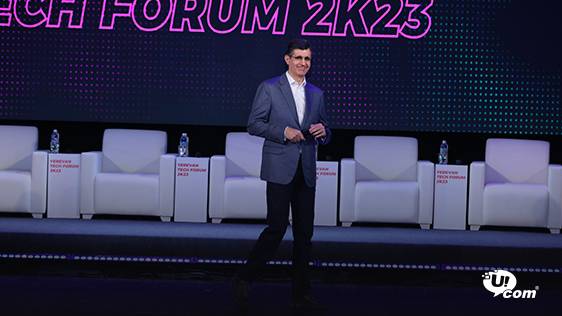 Ralph Yirikian, Director General of Ucom, Highlights Leadership's Crucial Role in Successful Digital Transformation at Yerevan Tech Forum 2K23