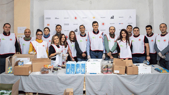 "United and caring". Ucom participated in the collaborative charity initiative of  Galaxy Group of Companies and Armenian Red Cross Society